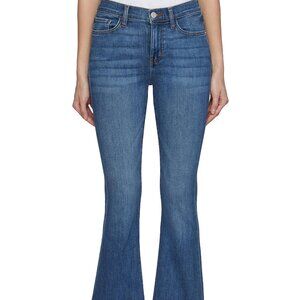 Frame Jeans Medium Wash Le High Flare Size 28